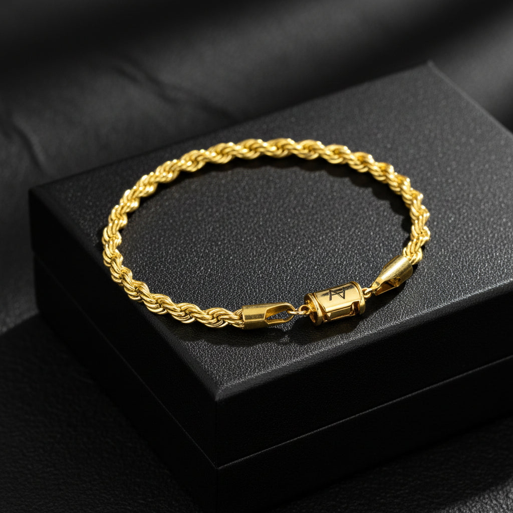 Rope Bracelet (Gold) 5MM