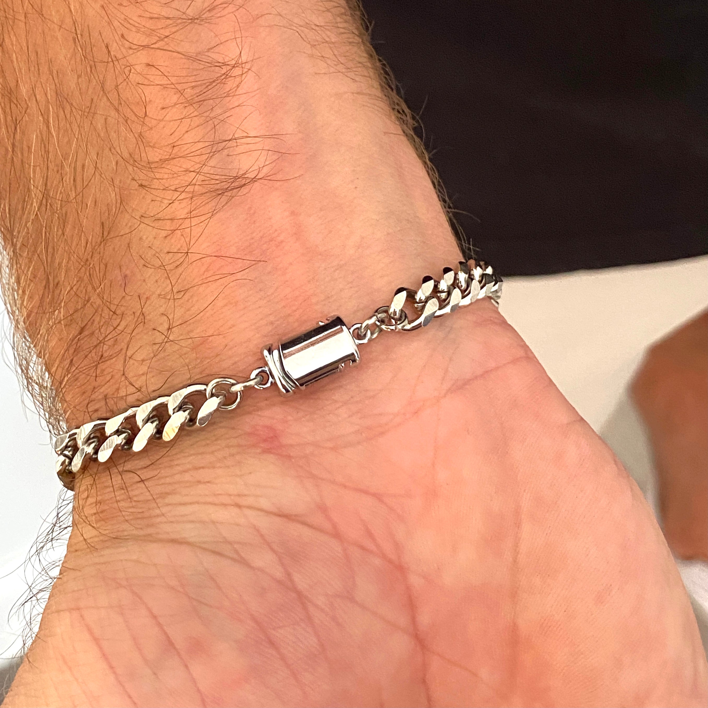Cuban Link Bracelet (Silver) 6MM