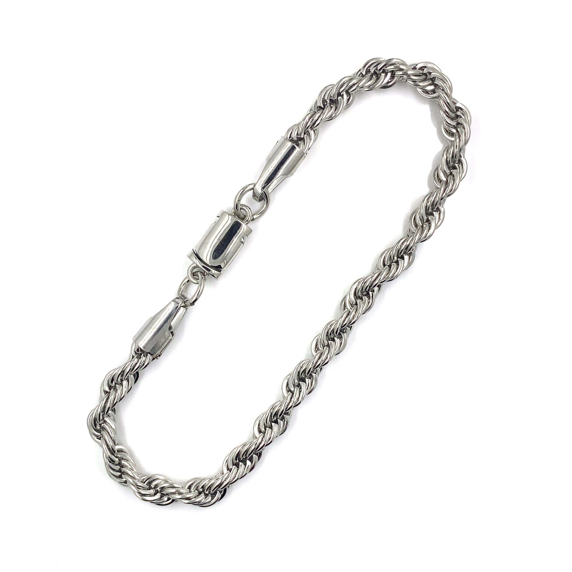 Rope Bracelet (Silver) 5MM