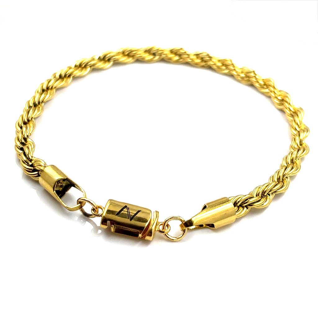 Rope Bracelet (Gold) 5MM