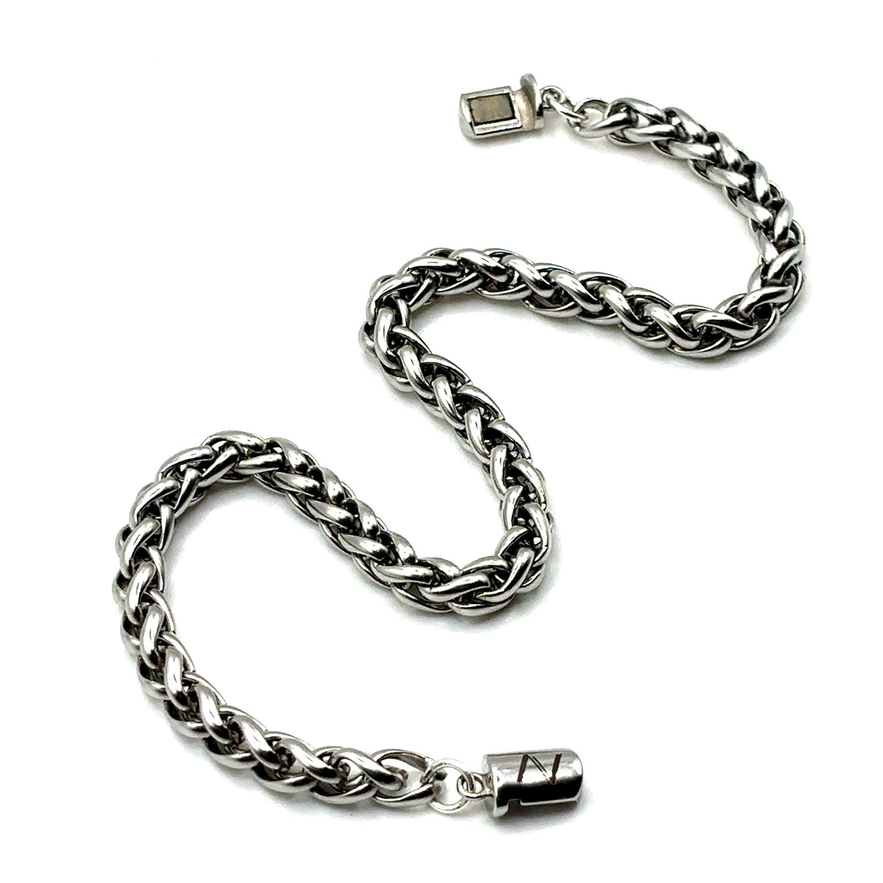 Wheat Bracelet (Silver) 5MM