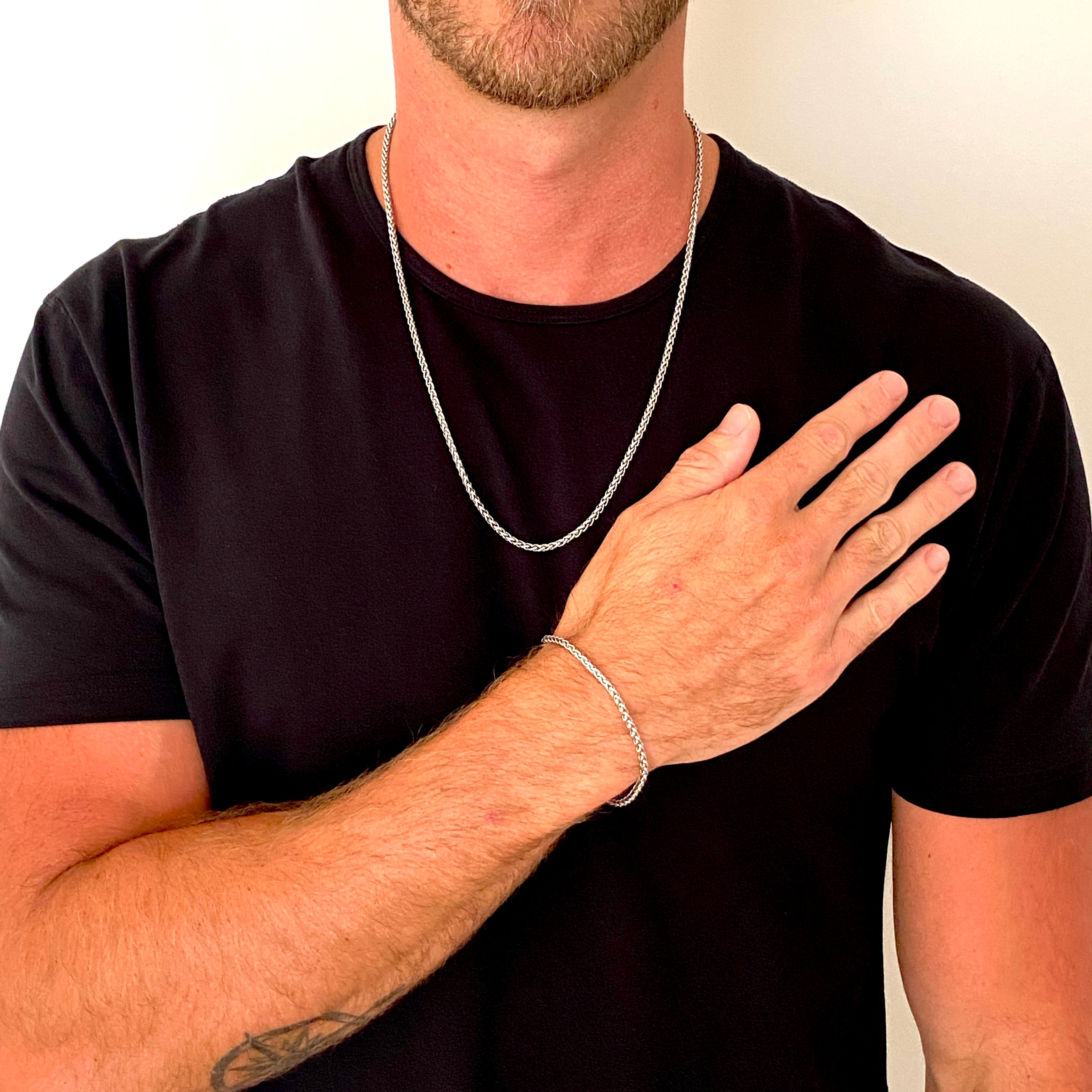 Wheat Chain (Silver) 5MM