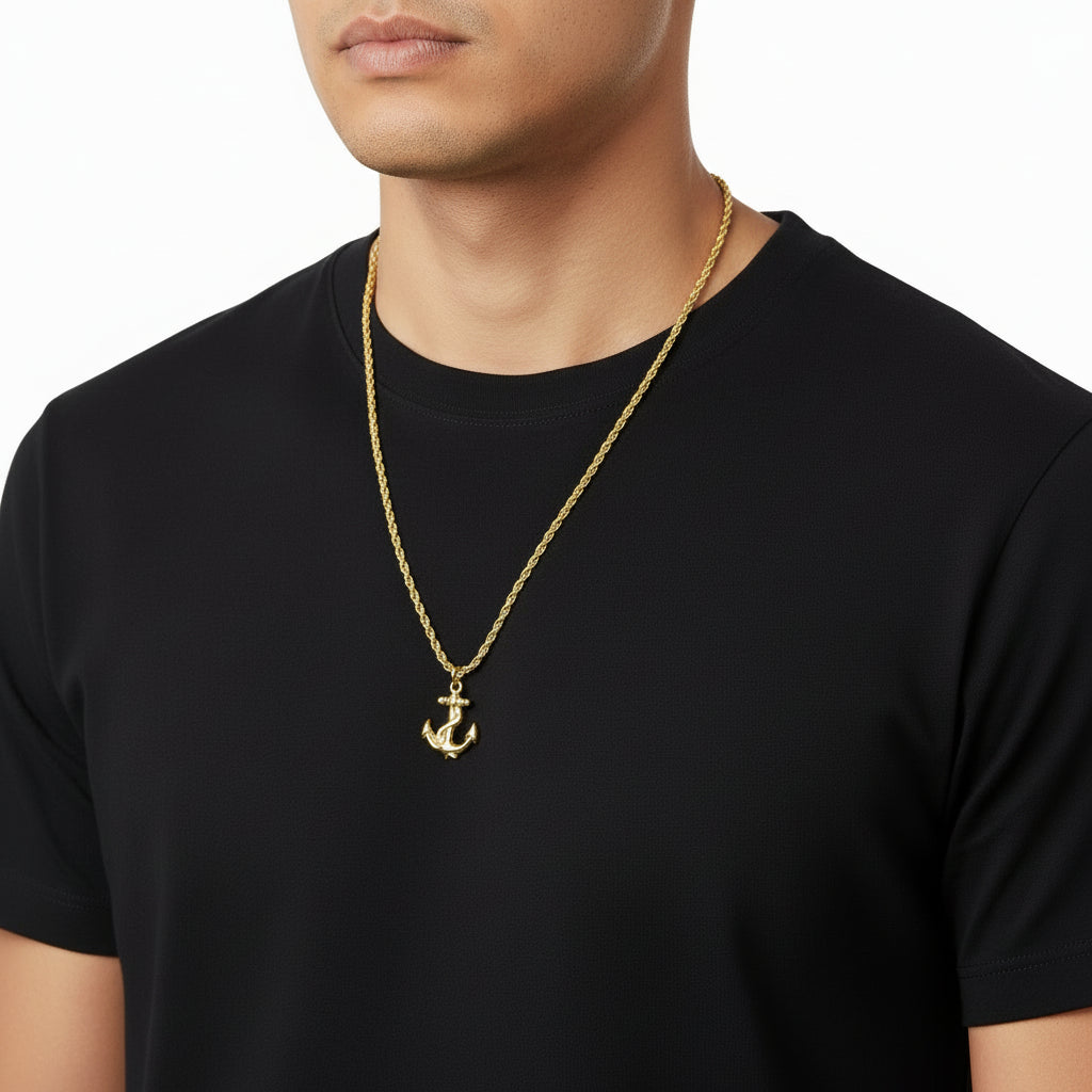 Rope Anchor Necklace
