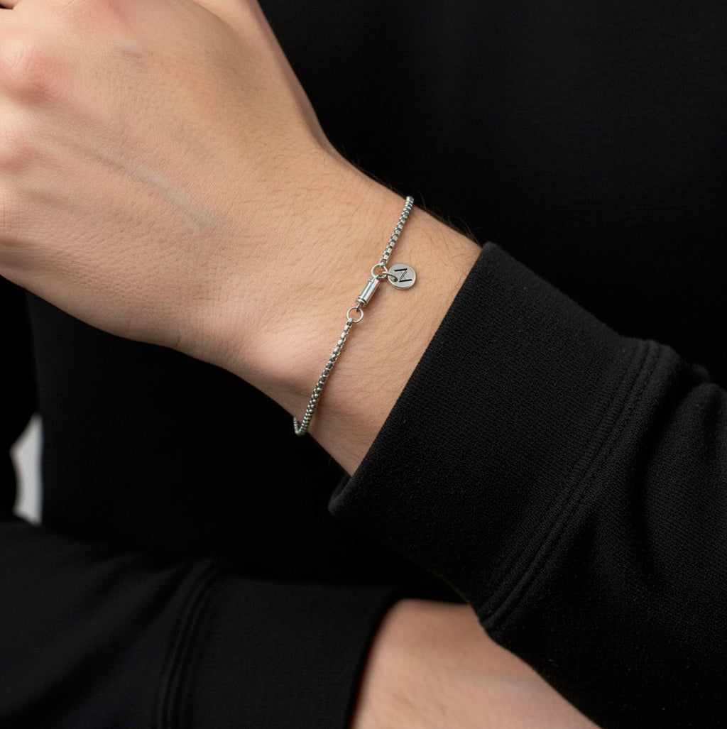 Box Bracelet (Silver) 2MM