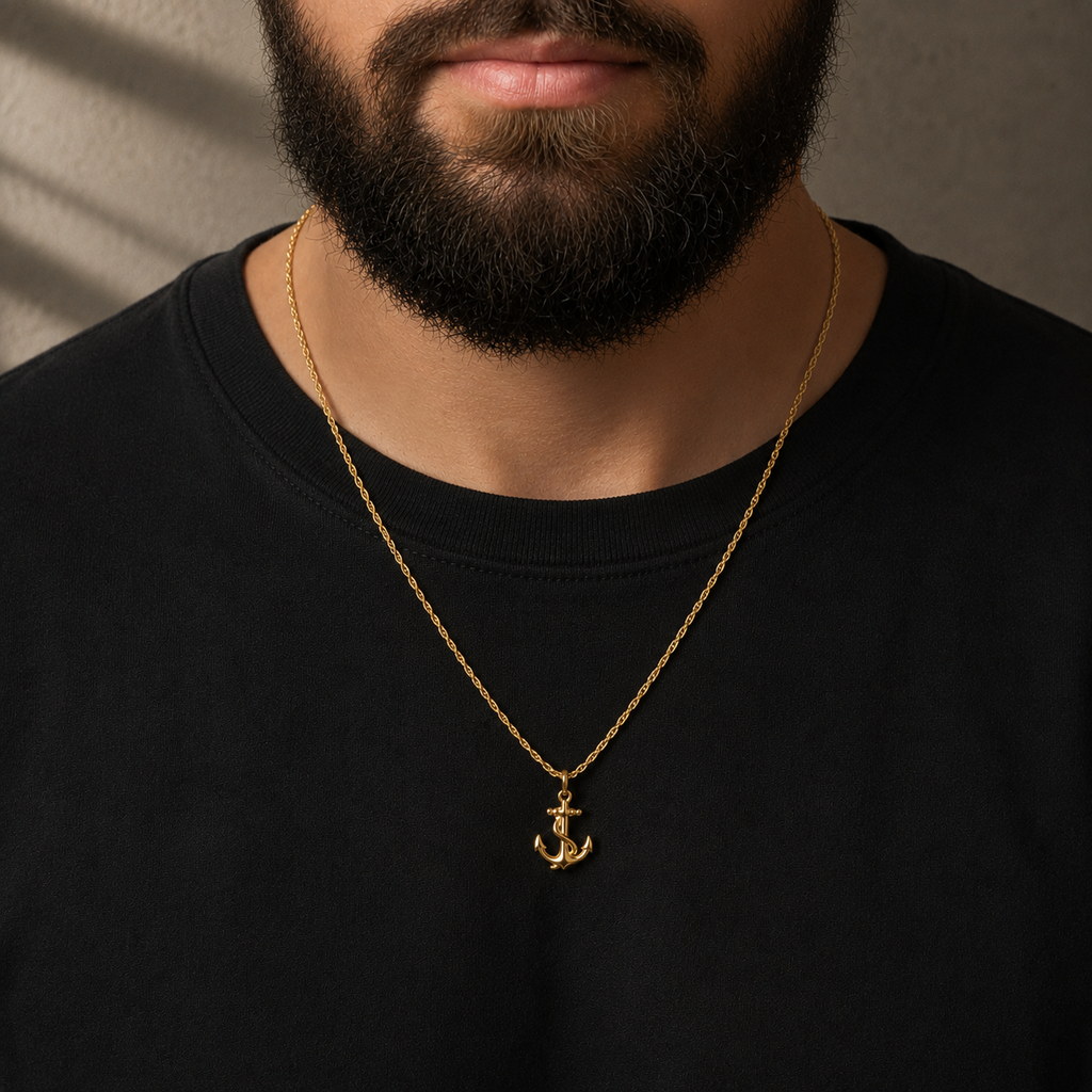 Rope Anchor Necklace