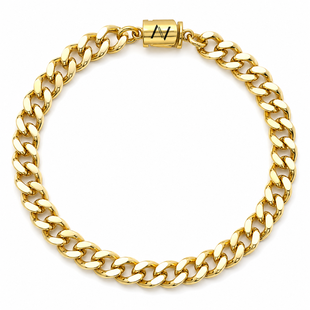 Cuban Link Bracelet (Gold) 6MM