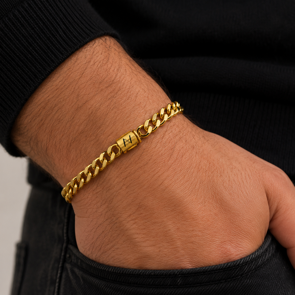 Cuban Link Bracelet (Gold) 6MM