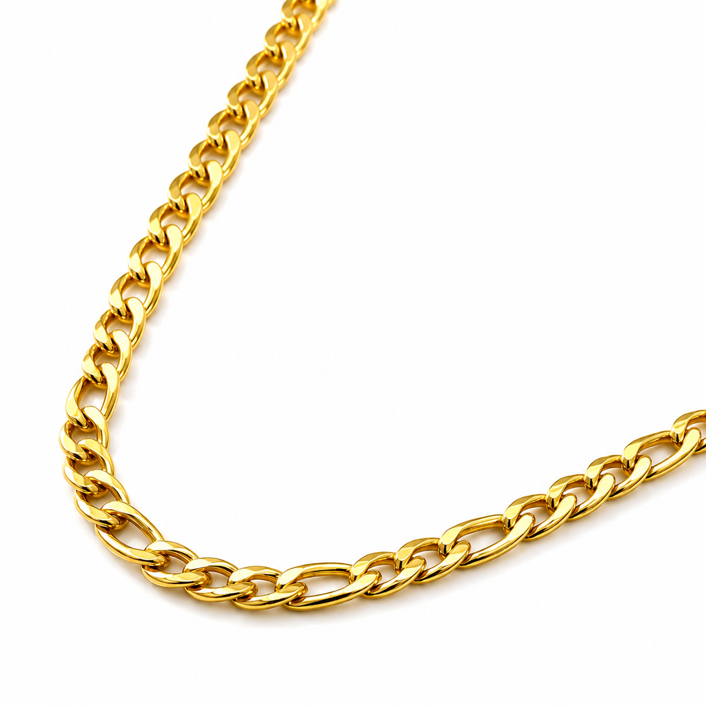 Figaro Chain (Gold) 4MM