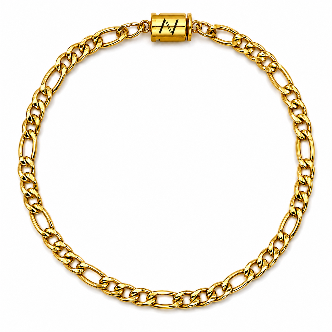 Figaro Bracelet (Gold) 4MM