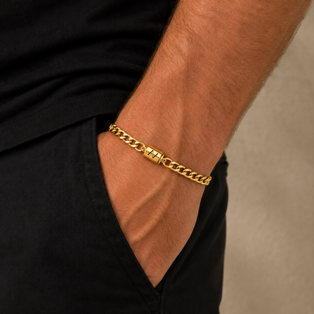 Figaro Bracelet (Gold) 4MM