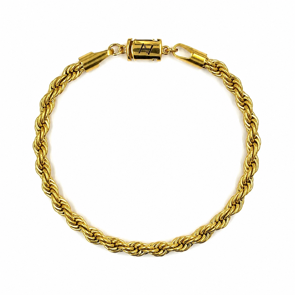 Rope Bracelet (Gold) 5MM