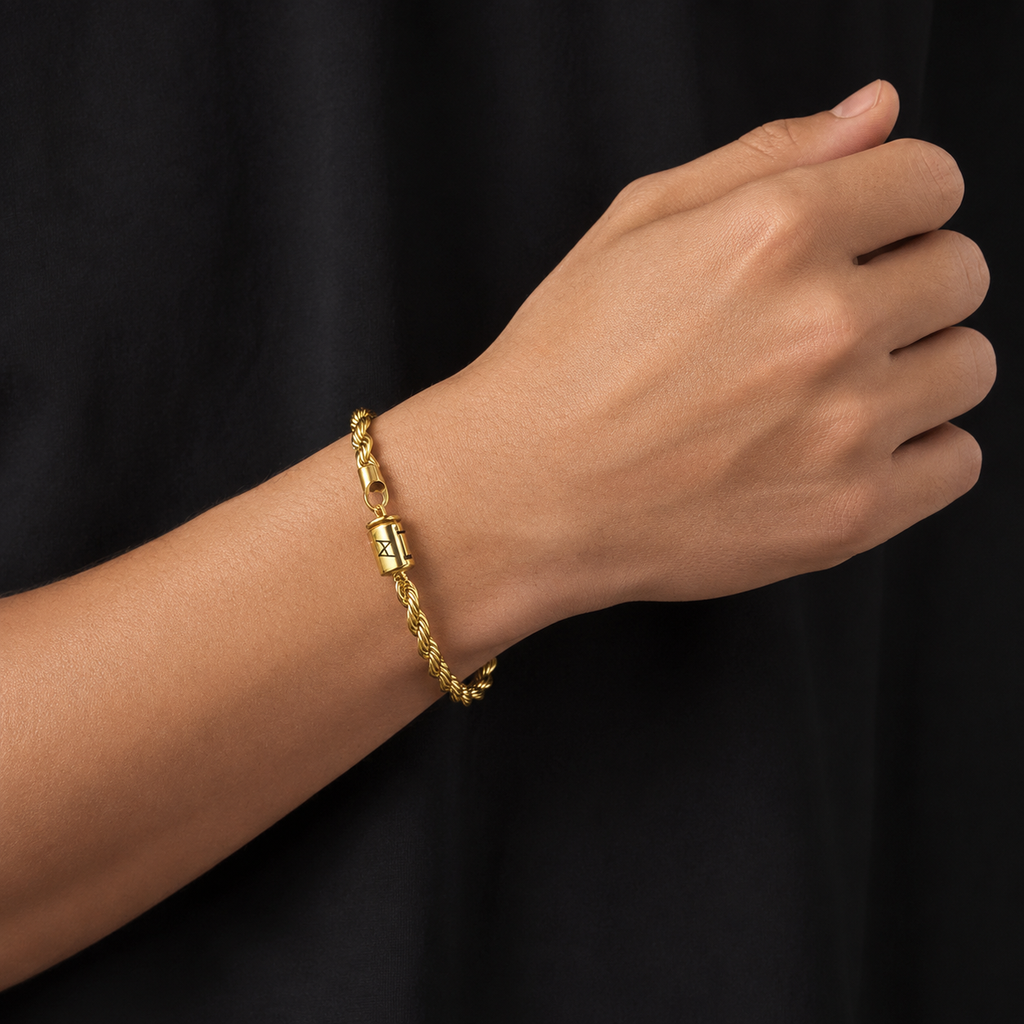 Rope Bracelet (Gold) 5MM