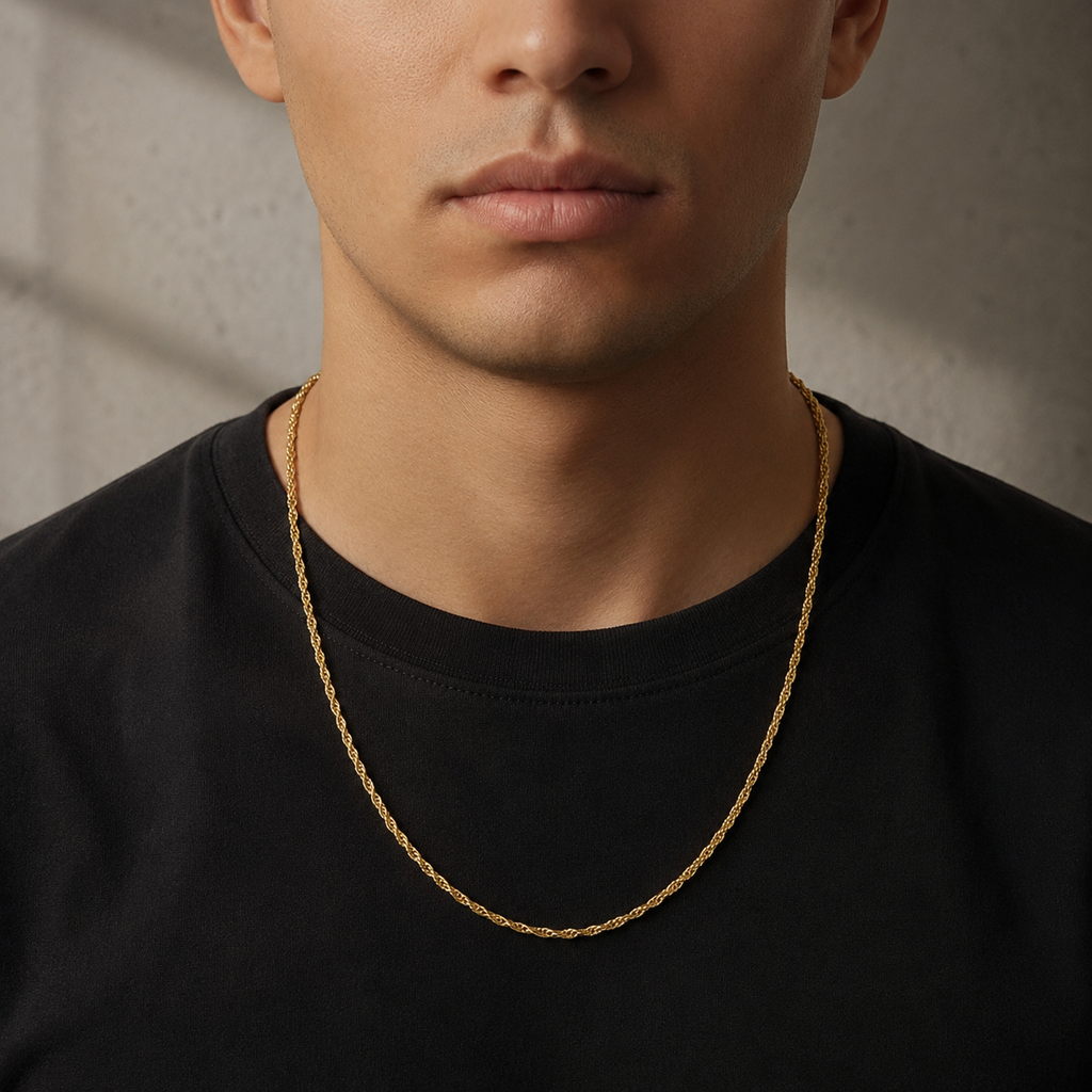 Rope Chain (Gold) 2MM