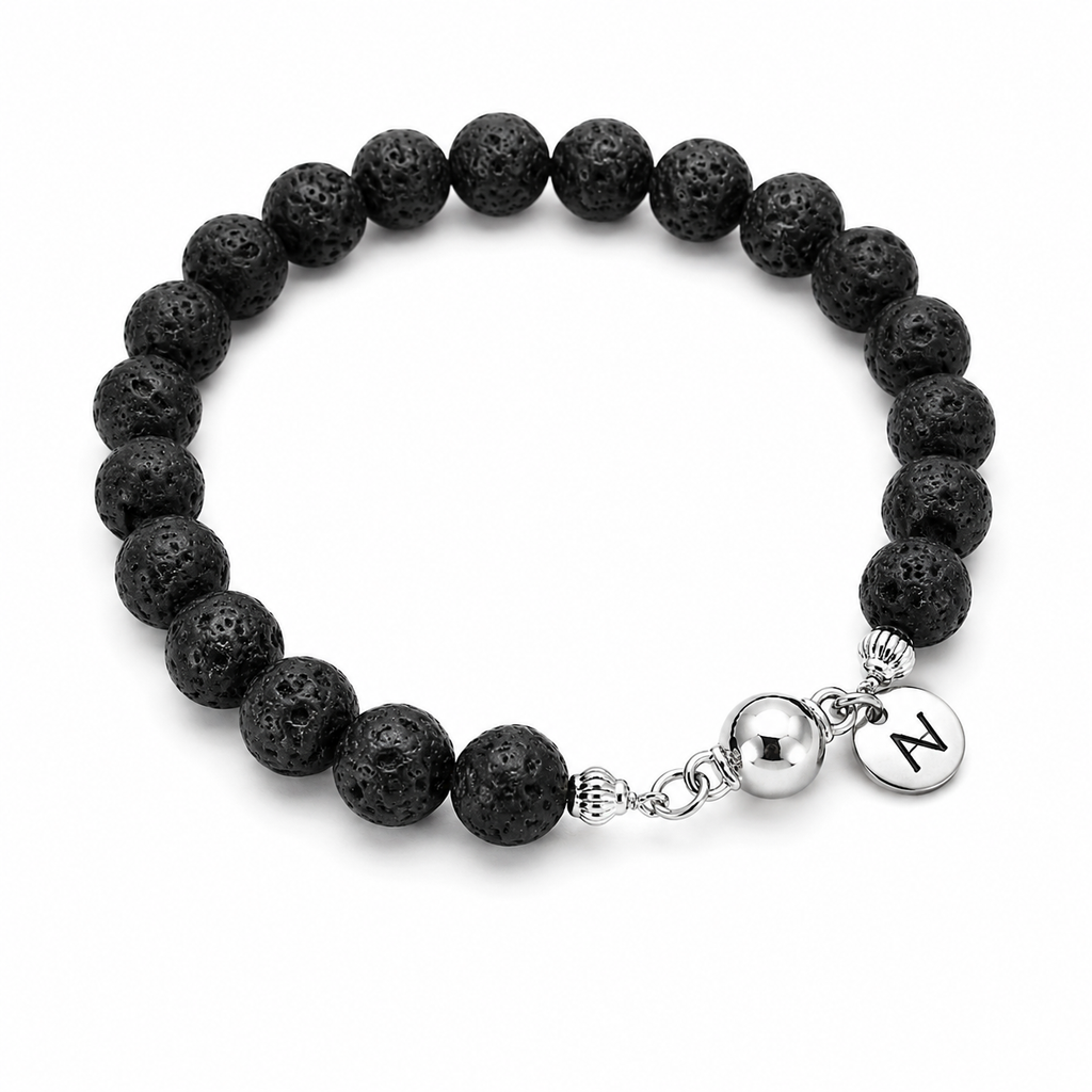 Lava Stone Beaded Bracelet
