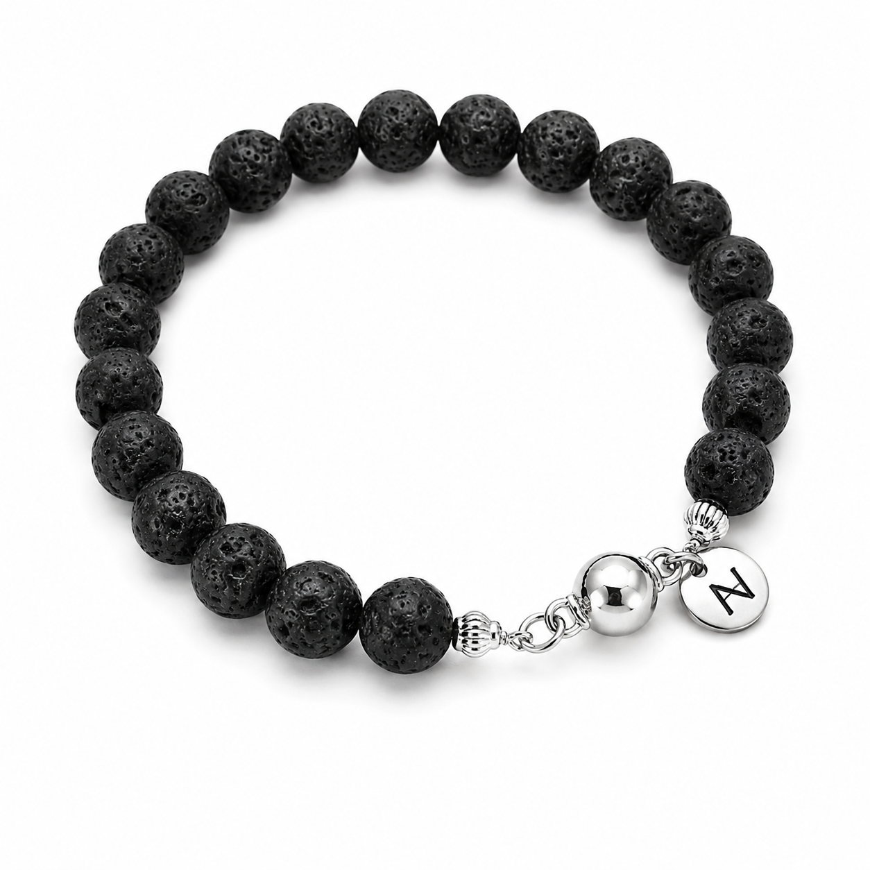 Lava Stone Beaded Bracelet