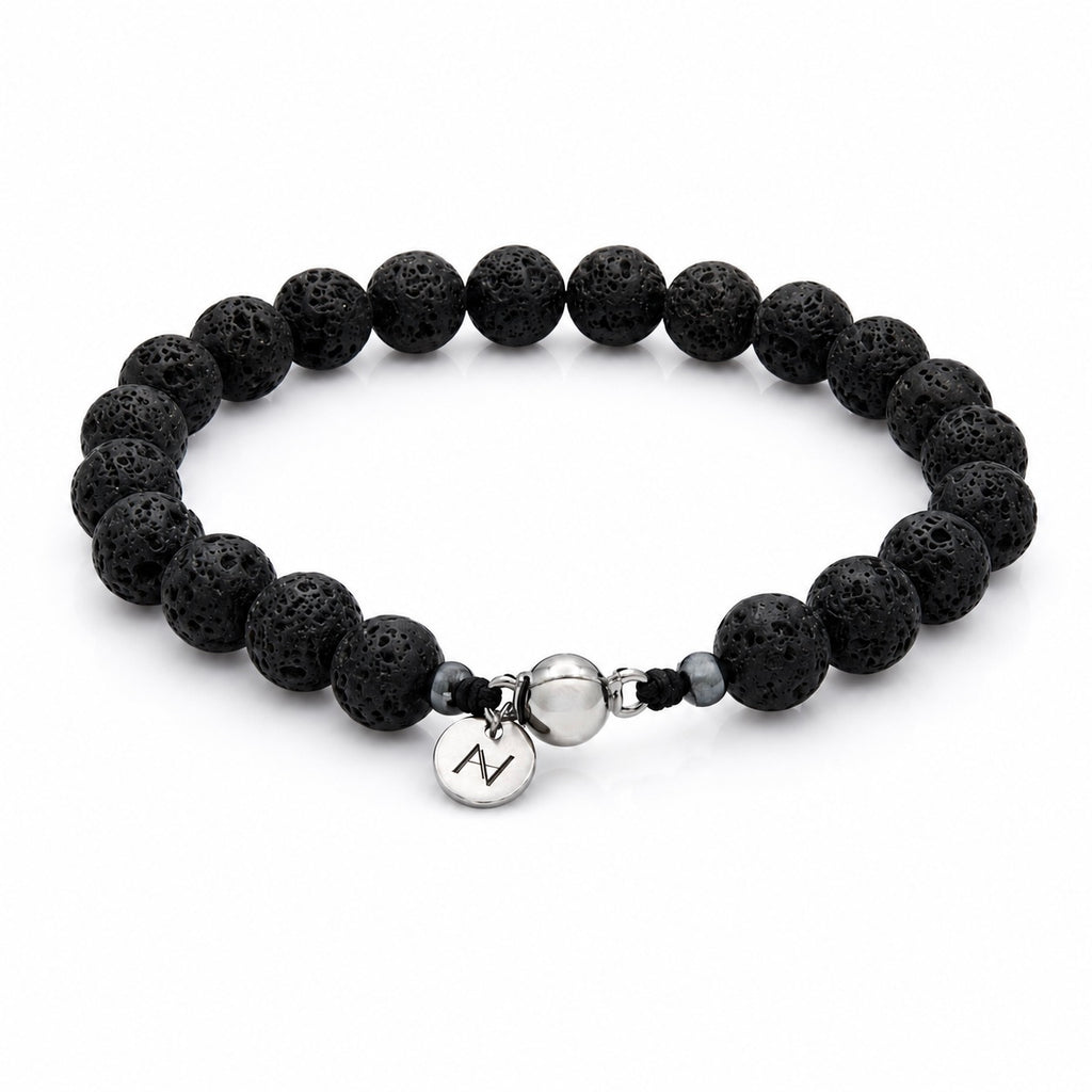 Lava Stone Beaded Bracelet