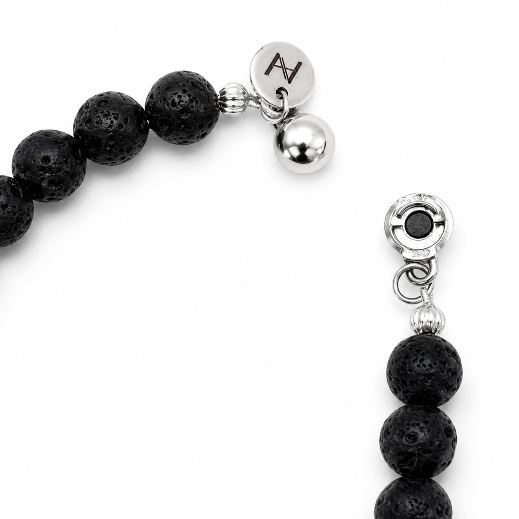 Lava Stone Beaded Bracelet