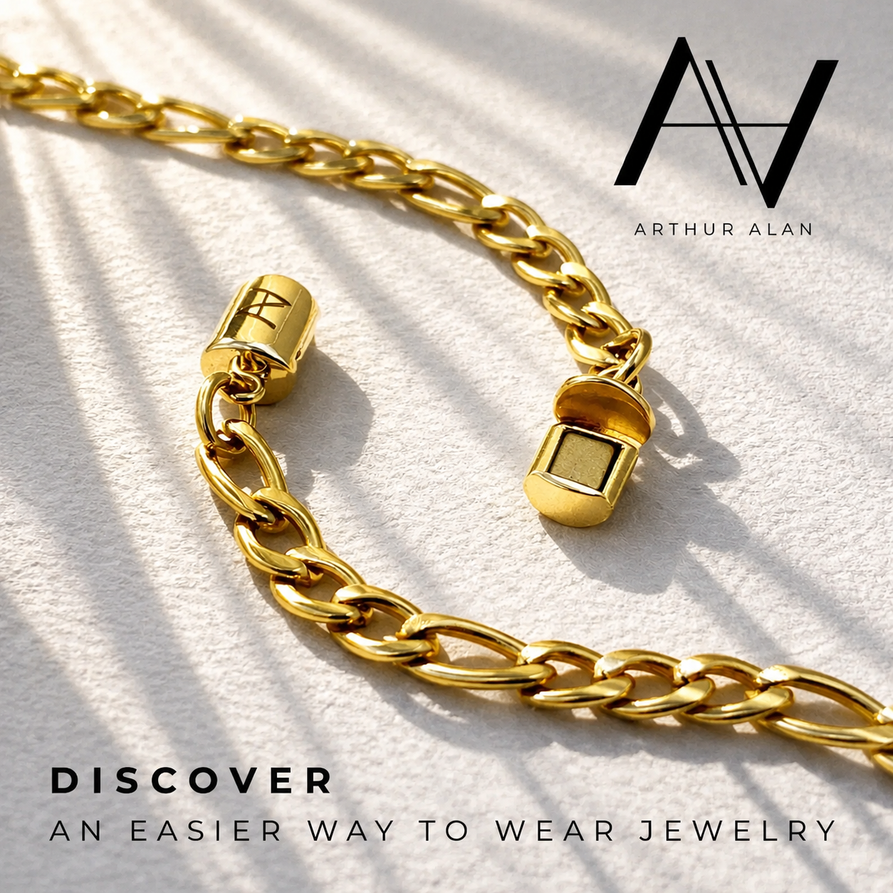 Figaro Chain (Gold) 4MM