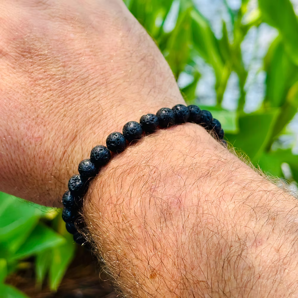 Lava Stone Beaded Bracelet