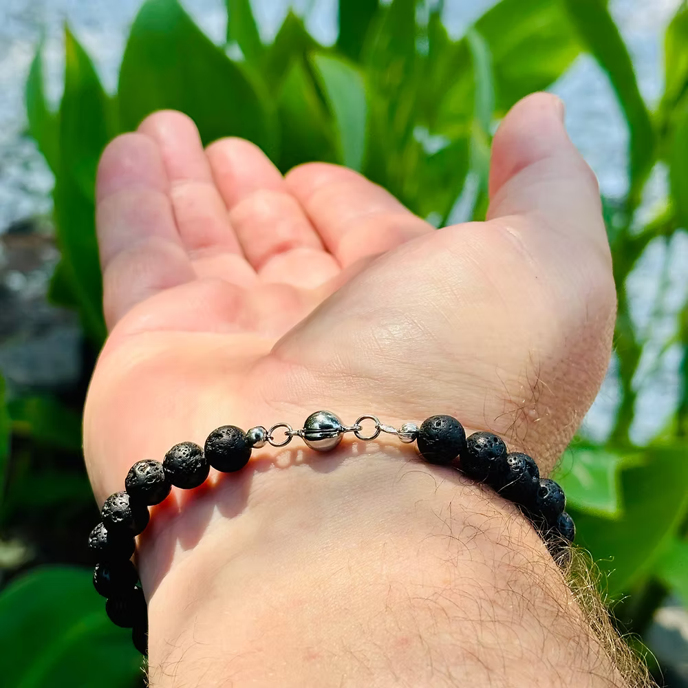 Lava Stone Beaded Bracelet