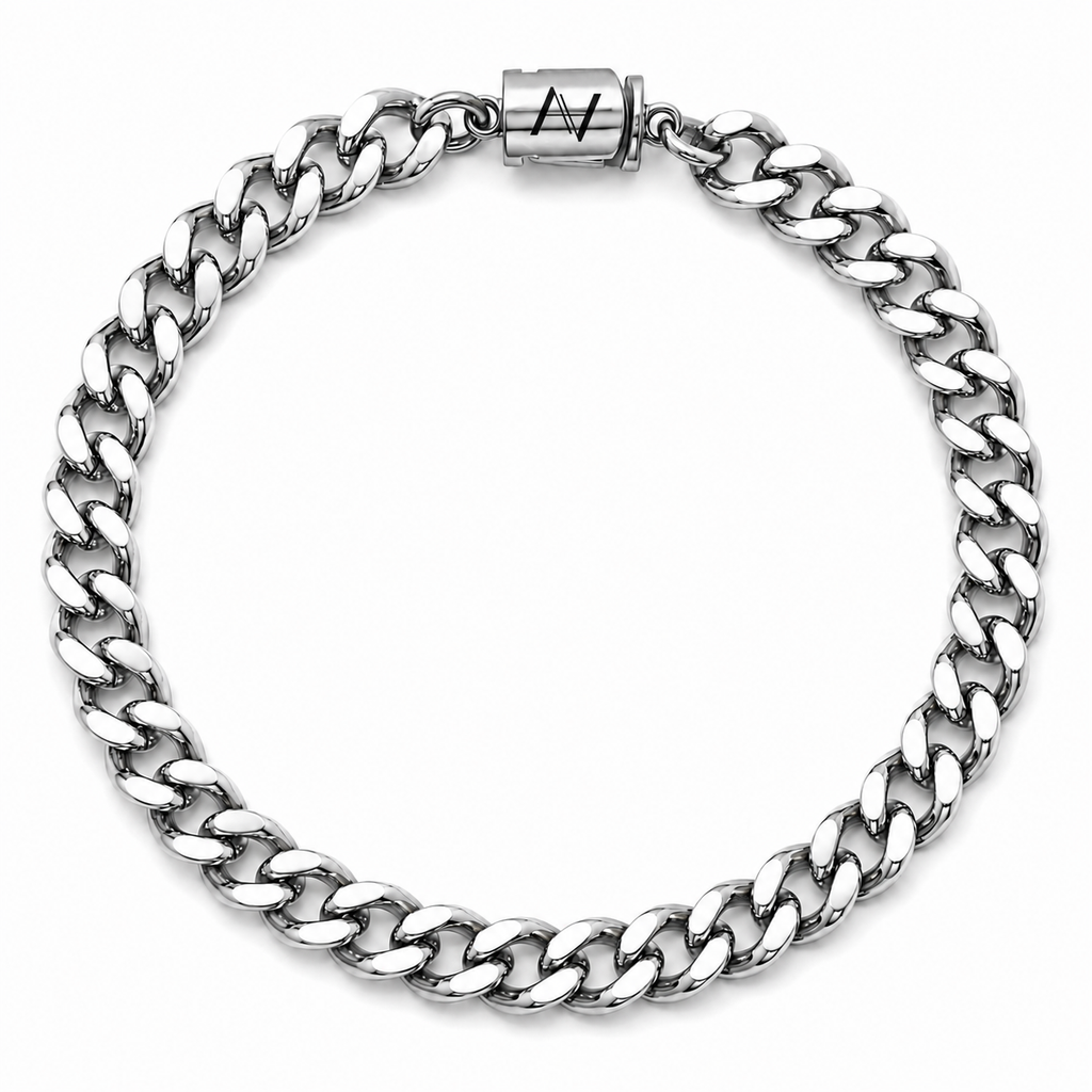 Cuban Link Bracelet (Silver) 6MM
