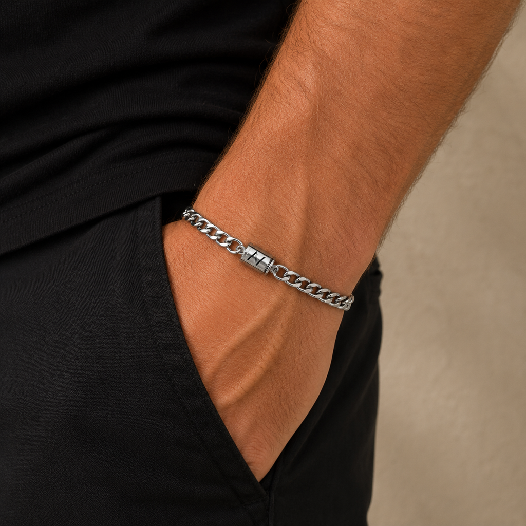 Figaro Bracelet (Silver) 4MM