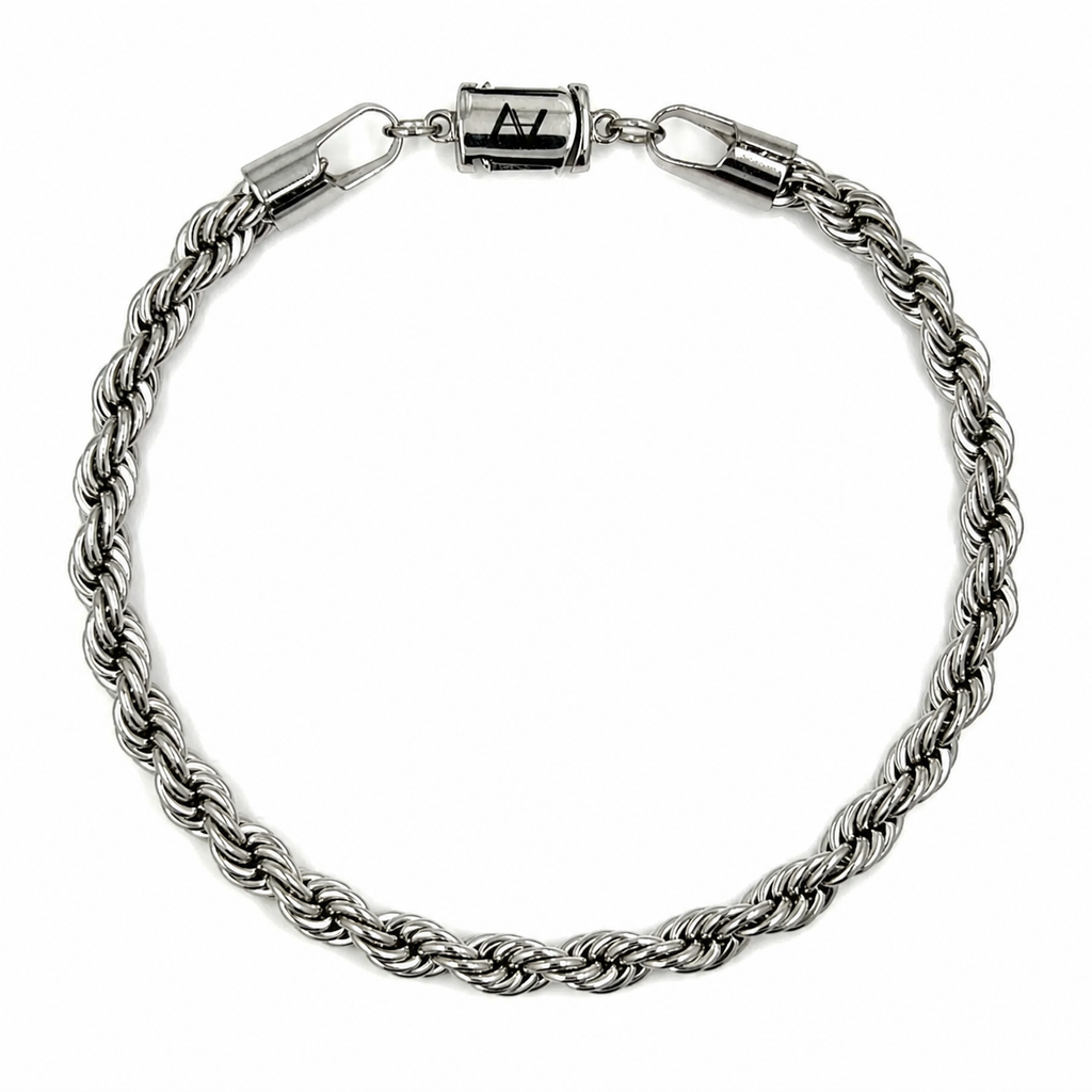 Rope Bracelet (Silver) 5MM