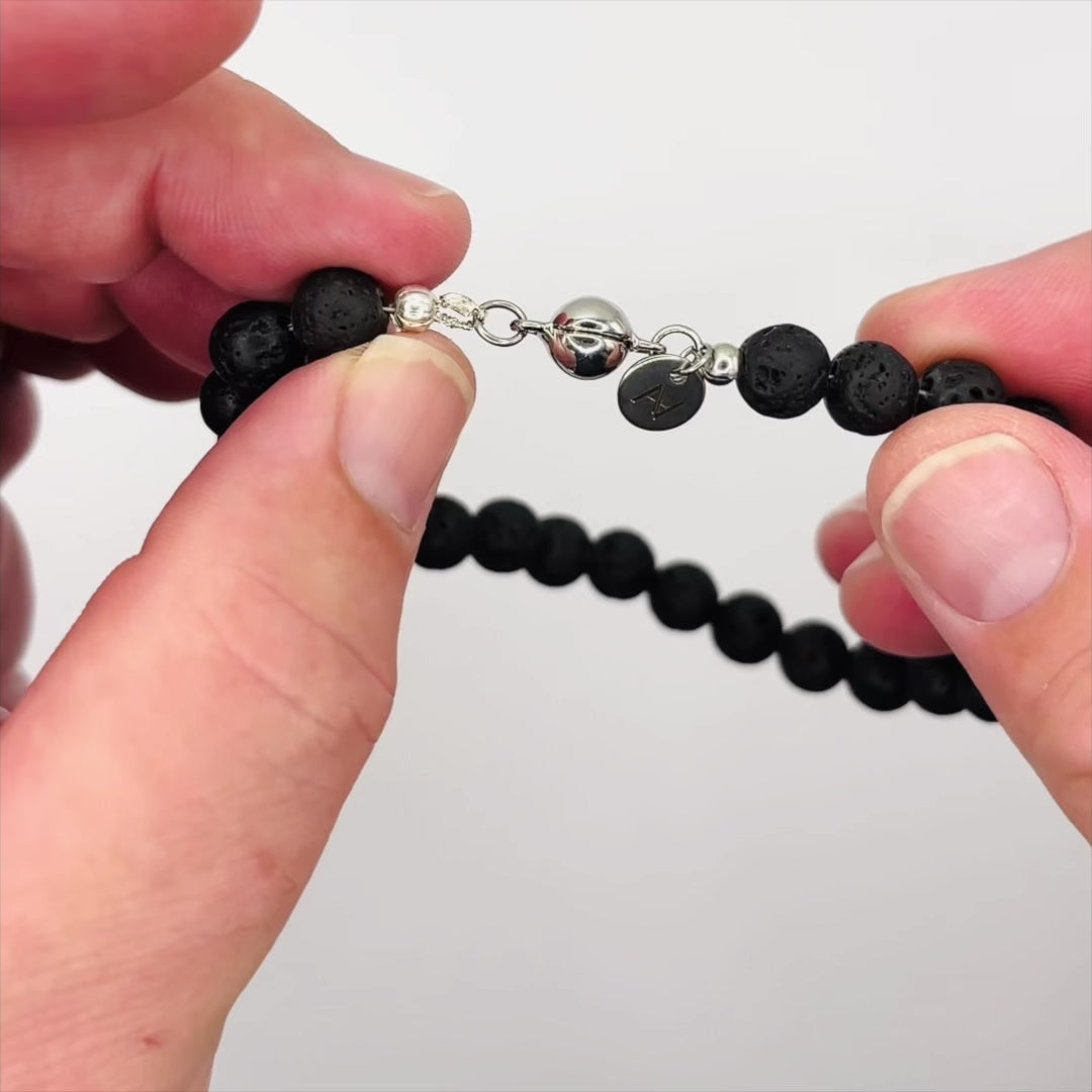 Lava Stone Beaded Bracelet