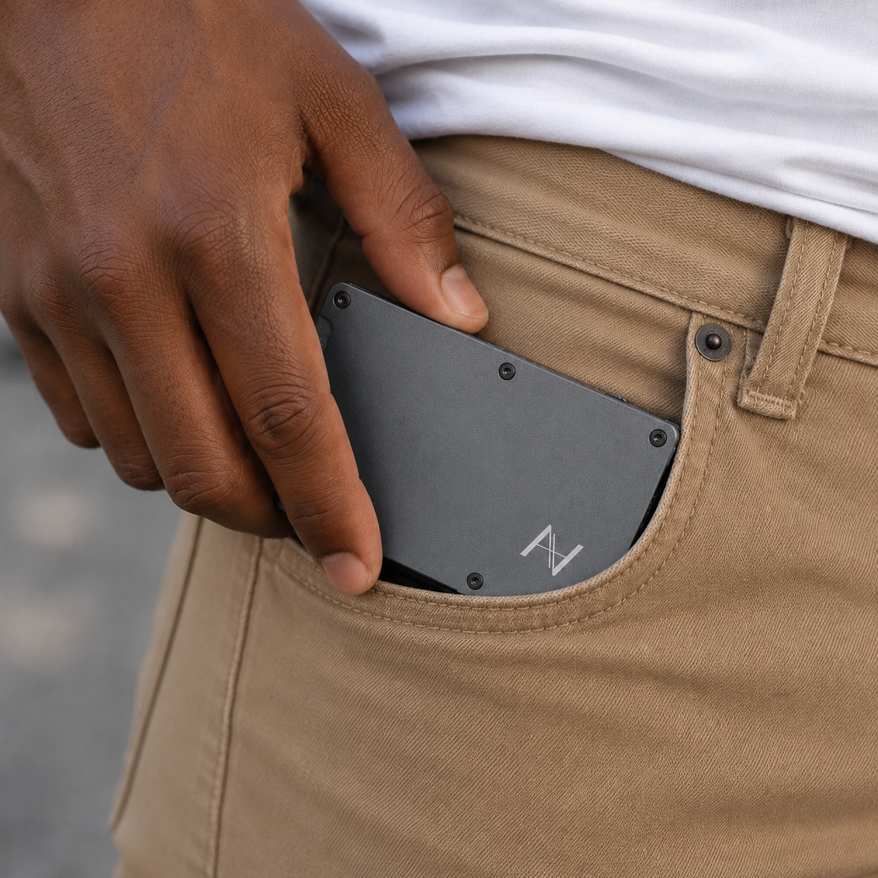 Minimalist Alloy Card Holder