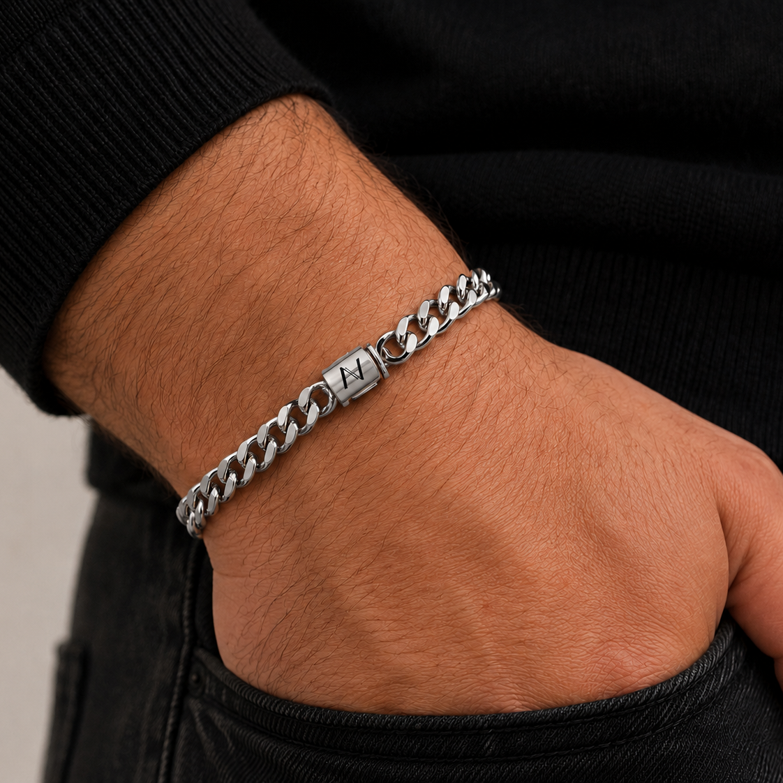 Cuban Link Bracelet (Silver) 6MM