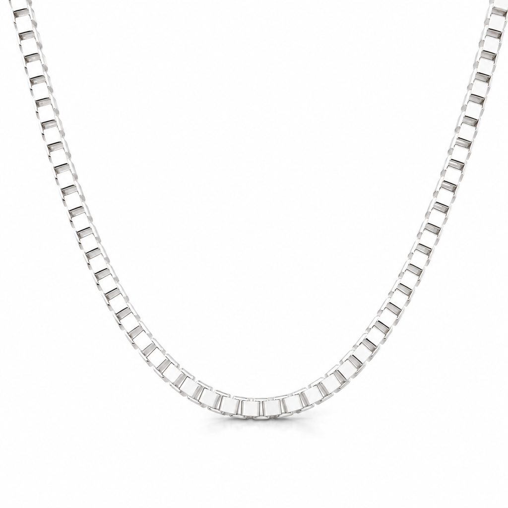 Box Chain (Sterling Silver) 3.5MM
