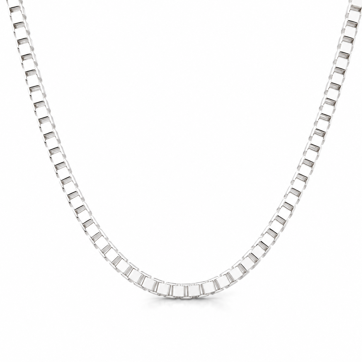 Box Chain (Sterling Silver) 3.5MM