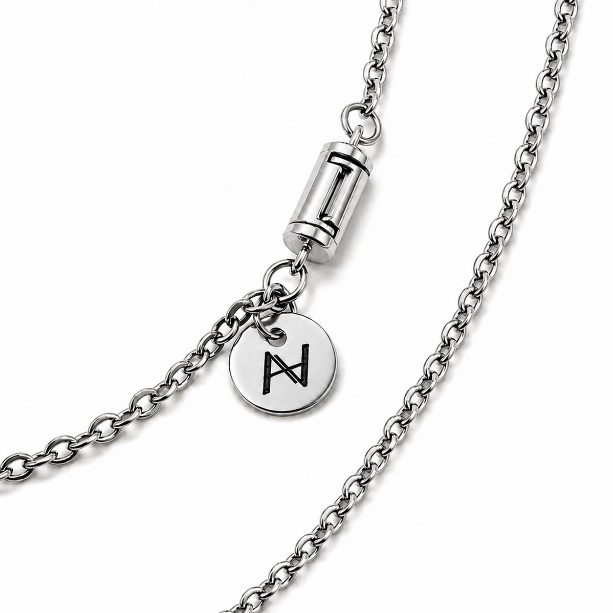 Whale Tail Necklace (Sterling Silver)