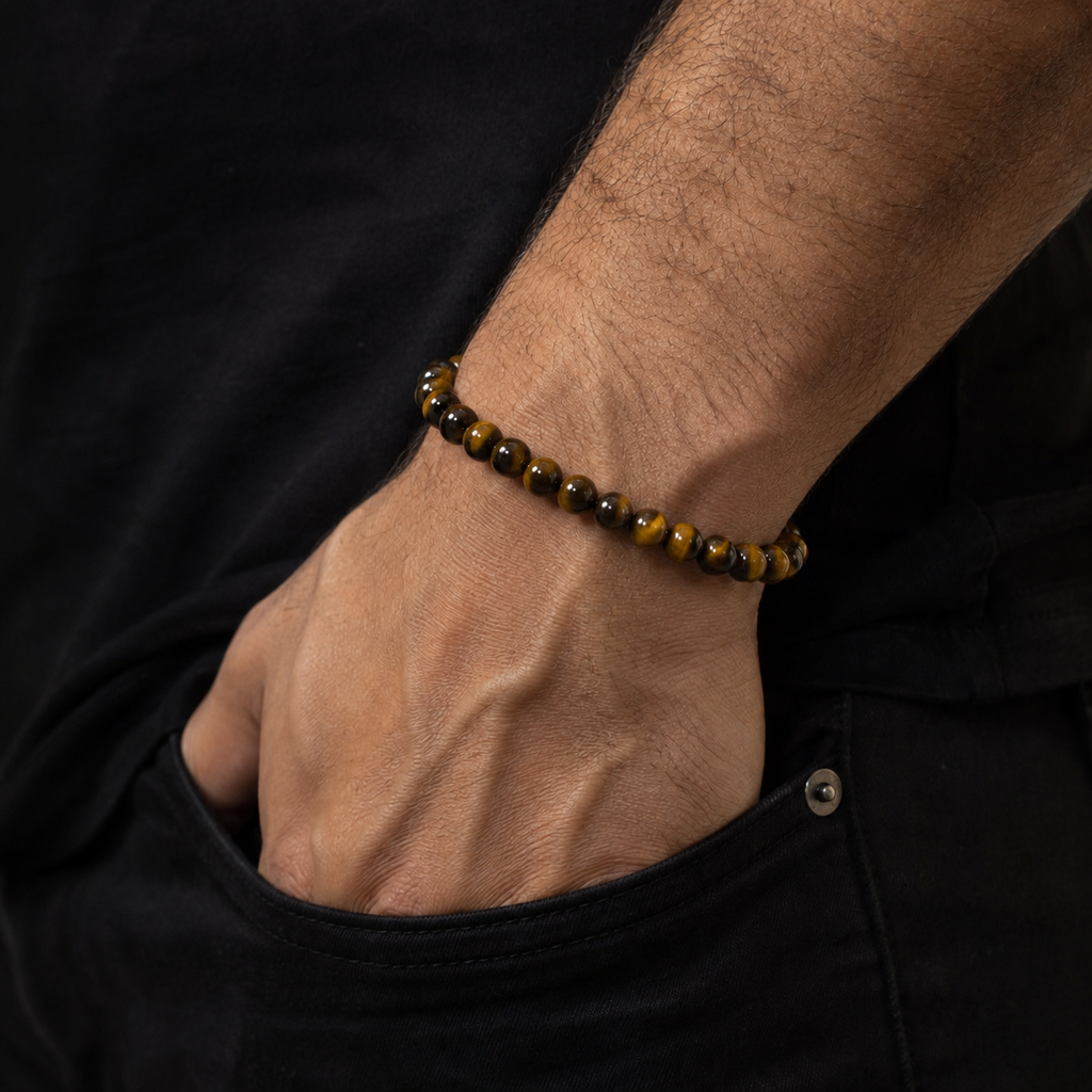 Tiger's Eye Beaded Bracelet